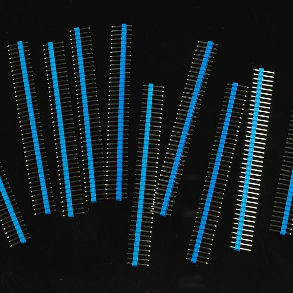 Breadboard Blue 40 Pin Header Pins Strip PCB 0.1/" 2.54mm for Arduino